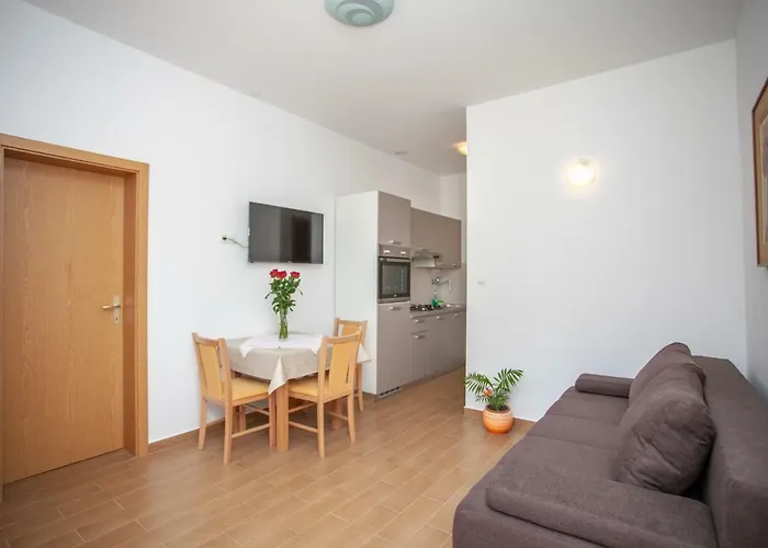 Ap Punta Next To Sandy Beach, With Garden Omiš